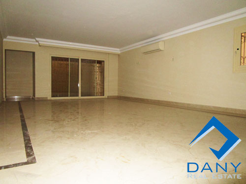 Residential Ground Floor Apartment For Rent Semi Furnished in Maadi Sarayat Great Cairo Egypt